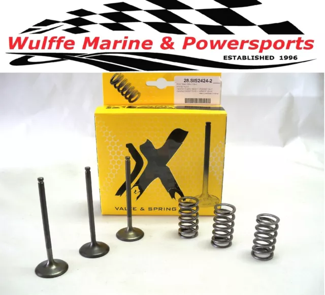 Steel Intake Valve & Spring Kit Yamaha YZ450F 03-09 WR450F 03-15 YFZ450R 04-19