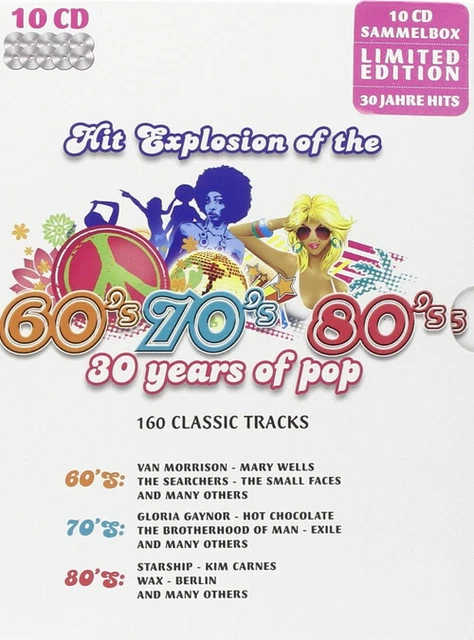 Hit Explosion HIT EXPLOSION OF the 60's / 70's /80's: 30 Years of Pop - 160 Classic ...