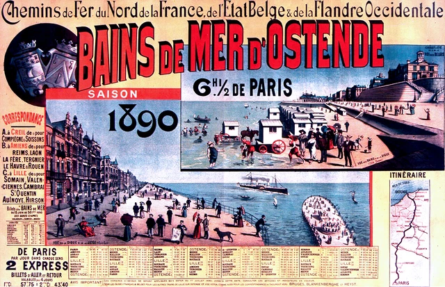 Chemin De Fer Du Nord - 50x70 cm - AFFICHE / POSTER - Achat & prix