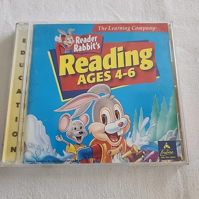 READER RABBIT PERSONALIZED Reading Ages 4-6 Learning Company CD-Rom ...
