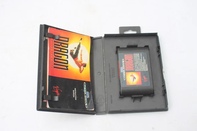 Jeu Dragon: The Bruce Lee Story Sur Sega Mega Drive - Version PAL Complète, état Correct Pour Collection