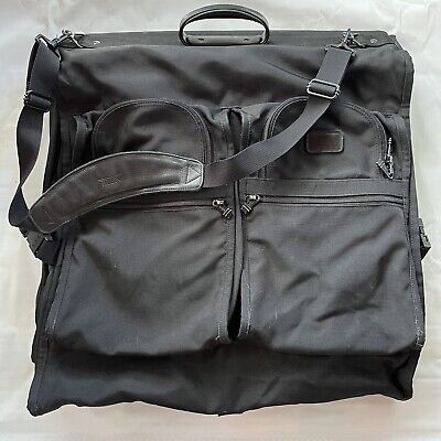 Tumi Garment Bag Travel Bifold Alpha Black 233D3 Ballistic Nylon Suit Dress