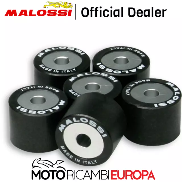 6 Rulli Malossi 20X17 Gr 9,5 Piaggio X7 125 4T Lc Euro 3 (Leader) Multivar 2000