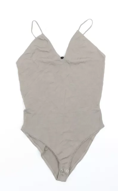 Body da donna marrone poliestere taglia M a scatto