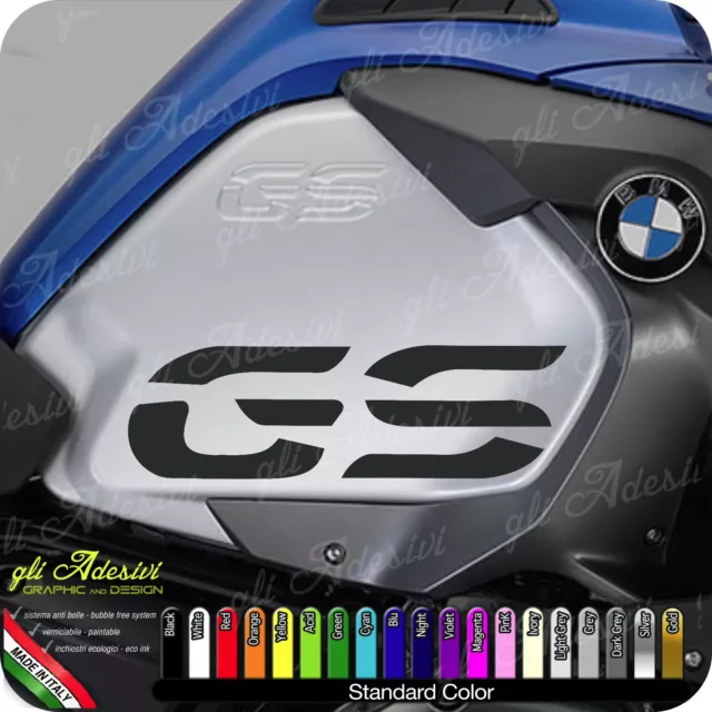 2 Adesivi Fianco Serbatoio Moto BMW R 1200 gs adventure LC GS BIG