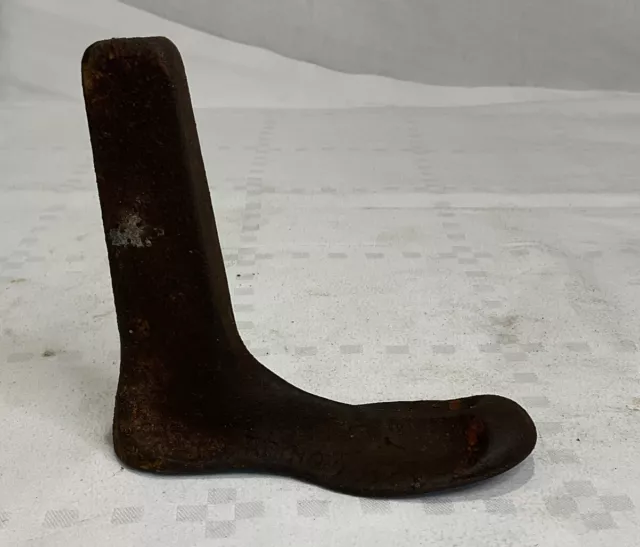 Vintage Metal Cobbler Shoemaker Child Shoe Last Tree Cast Metal No1 Mould Shaper