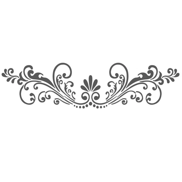 Pochoirs muraux à motif de bordure, modèle réutilisable pour décoration...