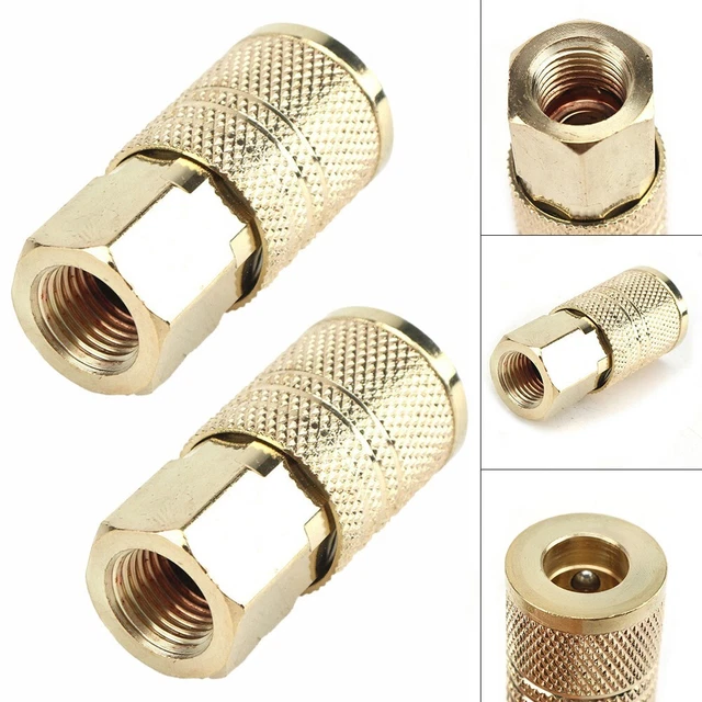 Connettore rapido per tubi aria ottone 1/4 NPT adatto per compressore