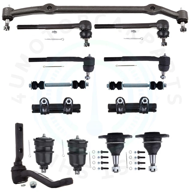 14pc For Buick Regal Chevrolet Malibu GMC S15 Front Lower Ball Joint Center Link