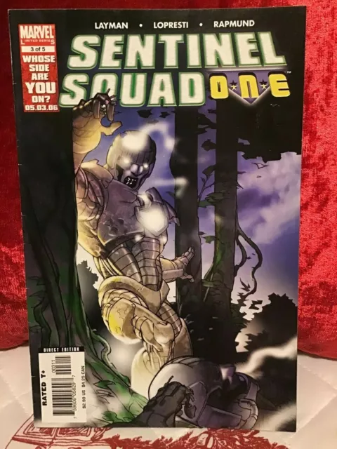 Marvel Comics Sentinel Squad One # 3 OF 5 Comic Book