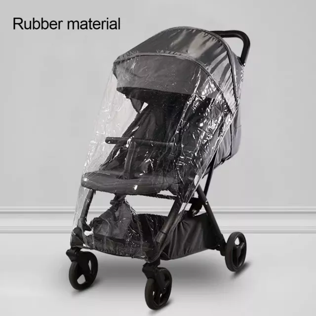 Stroller Cover Weather Shield EVA Rainproof Cover Universal For Babies Strollers