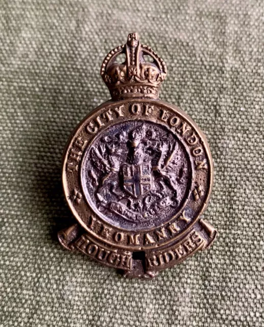 City of London Yeomanry (Rough Riders) Cap Badge