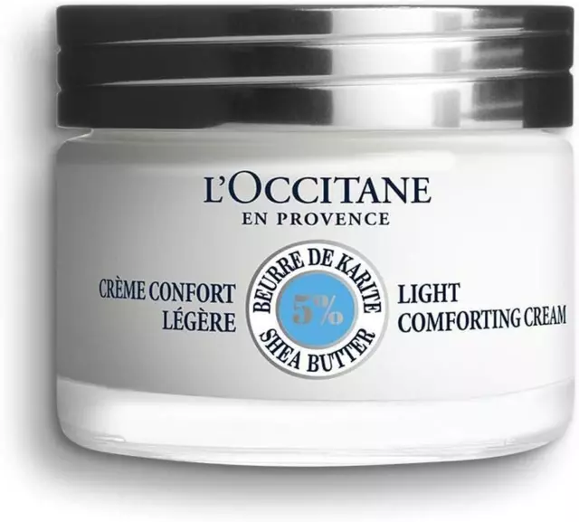 Loccitane Shea Butter Light Comforting Cream for Unisex, 1.7 Oz, 51 Milliliters