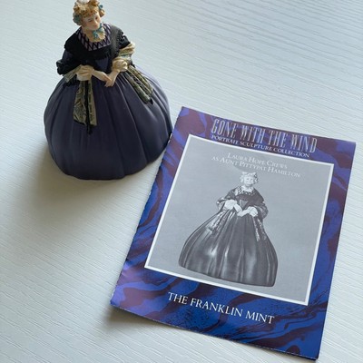 Vintage 1990 Gone With The Wind AUNT PITTYPAT 3.5" Tall Figurine Franklin Mint