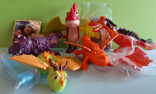 MC DONALD'S HAPPY MEAL Dragon Trainer serie miste 5 pezzi - HM08