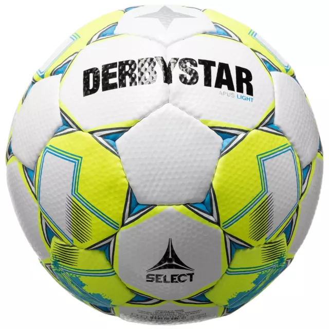 Derbystar Apus Light V23 Jugend-Fußball weiß / neongelb NEU