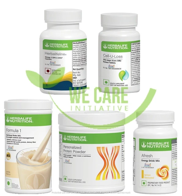 Kit Fitness Nutrition Herbalife Avec Omega 3 + Perte Cellulaire