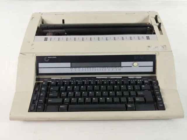 Nakajima AE-740 Vintage Electric Typewriter W/ Memory and Display