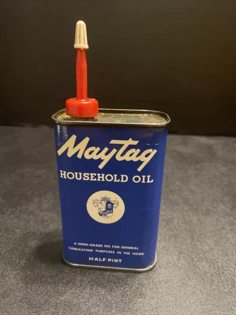 Vintage Maytag Household Oil Can Rare Half Pint Handy Oiler  Lawn Mowers Bicycle