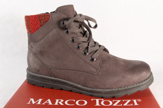 Marco Tozzi Bottes Bottines Chaussures Bottes Gris Neuf