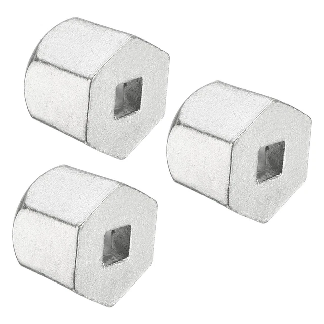 25x20mm Mano Rueda, 3 Paquete Aluminio Aleación Manija para Gas Cilindro, Plata