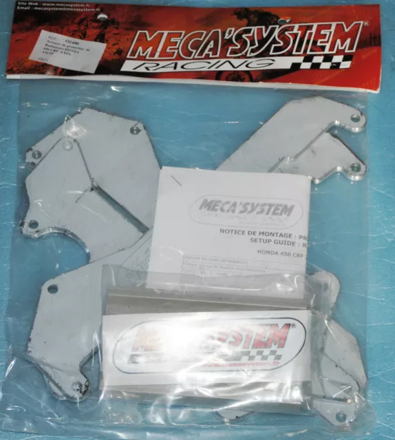 protection de radiateur aluminium MECA'SYSTEM HONDA CRF 450 R 2009/2012 O-1480