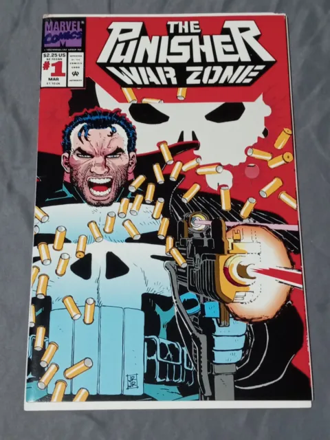 The Punisher War Zone 1 Marvel Comics Vol 1 No 1 Mar 1993 DieCut Cover VF/NM 9.0