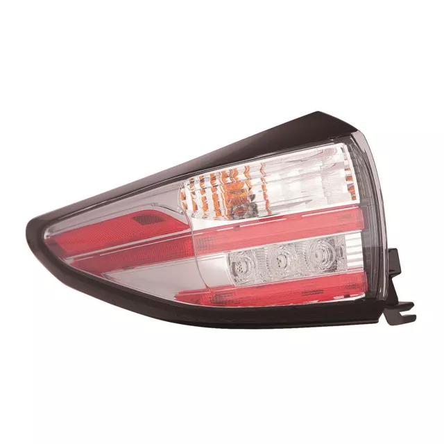 Left Driver Side Tail Light Fits 15-16 Nissan Murano; CAPA Certified
