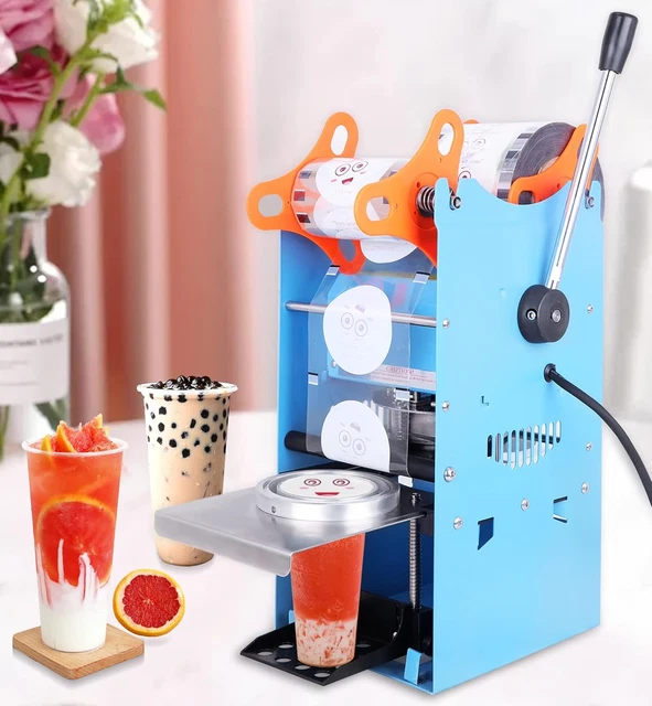Milk-Tea Cup Sealing Machine 270W Manual Paper Cup Sealer Bubble Tea Cup Sealer
