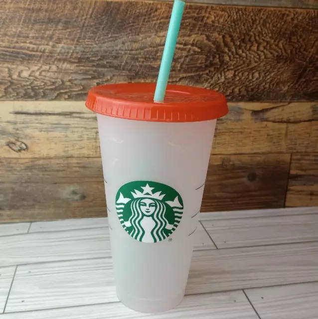 Starbucks Summer 2020 Color Changing Confetti Swirl Reusable Cold Cup 24oz