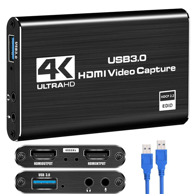 4K Audio Video Capture Card USB3.0 HDMI Video Capture Device Full HD 1080P 60FPS