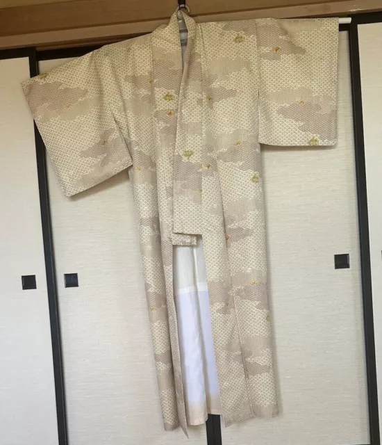p20 : Kimono japonais Yukata Jacket Cardigan Robe motif vague Qinghai