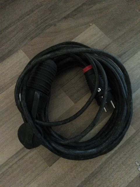 10m cable de extensión exterior 3x1,5mm2 H07RN-F cable de alimentación cable de goma