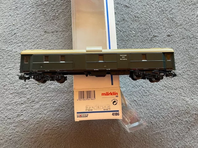 Märklin H0 4186 Gepäckwagen der K.W.St.E.  TOP + OVP