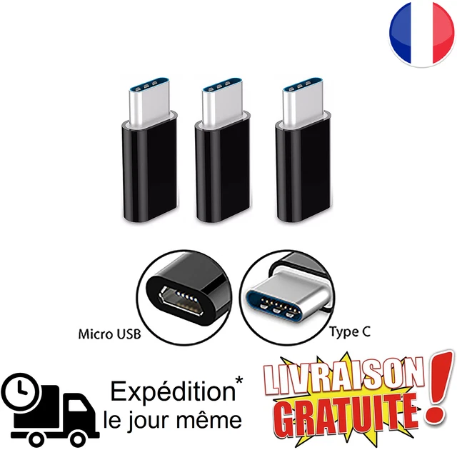 Adaptateur USB 3.1 Type-C mâle à mâle | Leroy Merlin