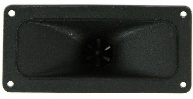 Universal Piezo Horn Tweeter 85x85x70mm - Black, 2-in-1, 150W Max, 8 Ohm