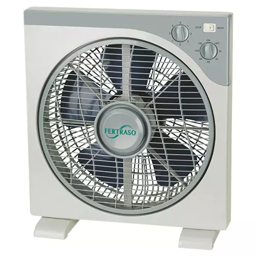 Fertraso 3-Stufen Boxventilator 30cm Boxfan Kastenventilator Grow Box Ventilator