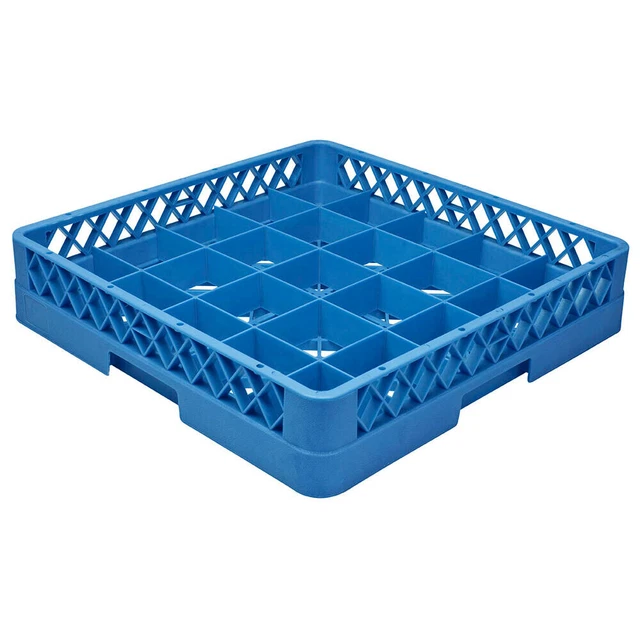 Caterrax 25 Compartment Glass Rack | 500 x 500 x 100mm