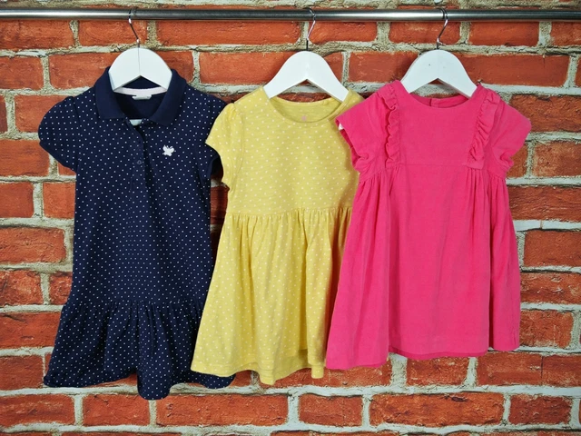 Pacchetto Abito Estivo Bambina Età 18-24 Mesi Next Jacadi H&M Casual 92Cm