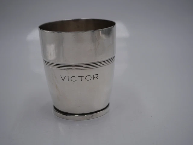PUIFORCAT TIMBALE 112 Grs En Argent Massif Poincon Minerve Prenom ...