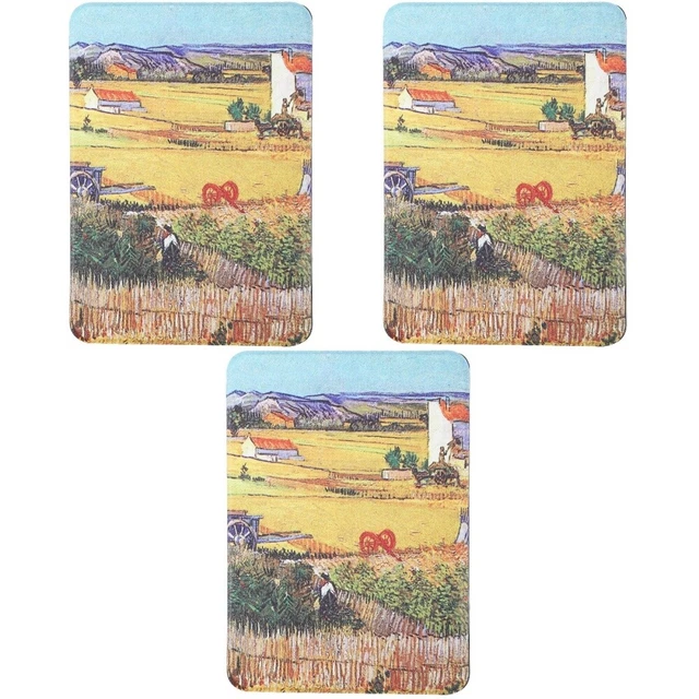 3pcs Creative Painting E-Reader Cover E-Book Reader Fall Harvest Design