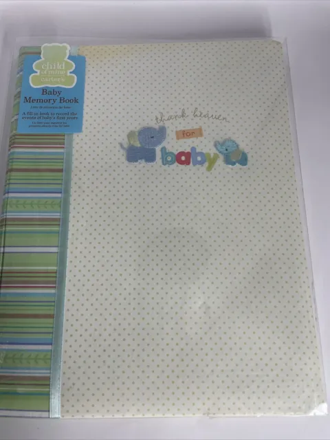 NEW Child Of Mine Unisex Baby Book "Thank Heaven For Baby" Keepsake Book