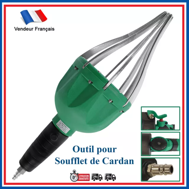 Outil de montage soufflet cardan Pince Pneumatique + 2  soufflet/collier/graisse 3306432111862 