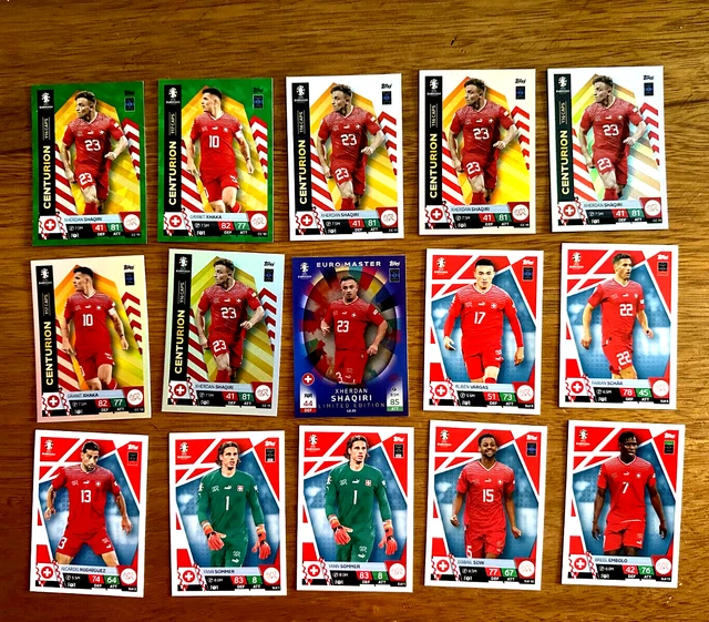 LOT DE 15 cartes TOPPS EURO 2024 équipe SUISSE EUR 1,00 PicClick IT