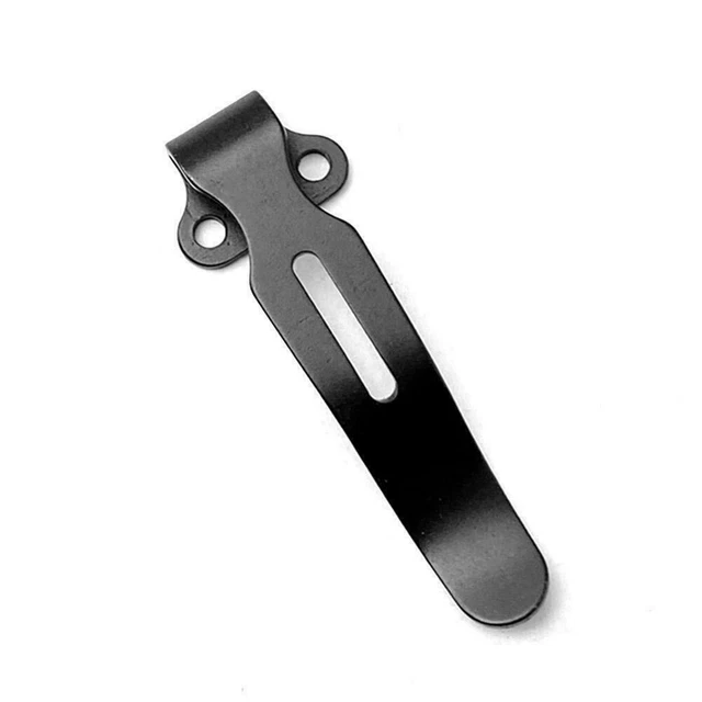 🎄Edelstahl Deep Carry Pocket Clip Tragbare Taillen-Rückenklemme m für