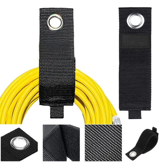 5 Pcs Heavy Storage Strap Finishing Strap Home Supplies Household Shackle Black