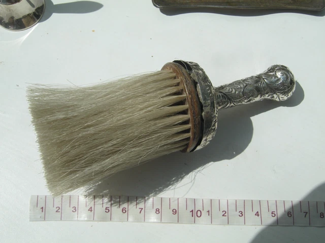 Cappello Argento Sterling Ornato Vittoriano O Spazzola Briciole Manico Ornato Riparazione Scarti