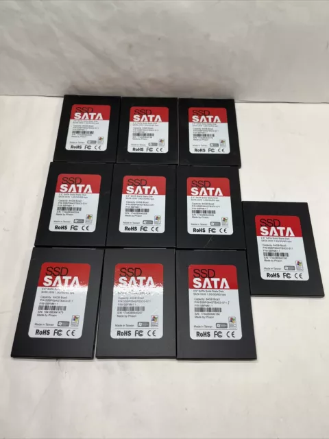 SSD Phison 64 GB 2,5" SATA l/ll/lll 1,5/ 3G/ 6G bps SSD - Lote de 10