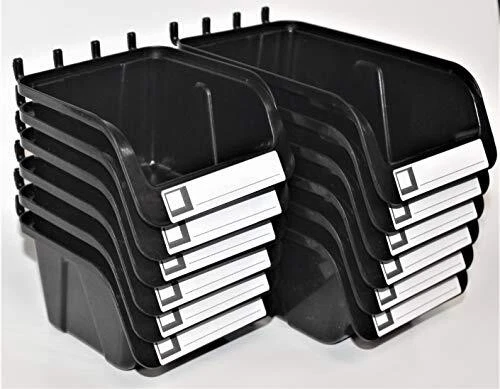 Contenedores De Tablero Perforado Organizacion De Garaje - Kit Pb-6 Ganchos