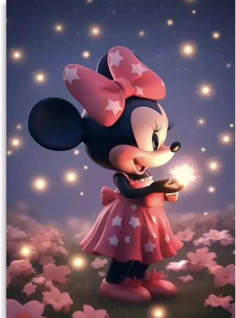 Mickey and Minnie Mouse Disney Diamond Art DIY 5D Diamond Painting Kits for  Adults and Kids Full Drill Arts Craft by Number Kits for Beginner Home